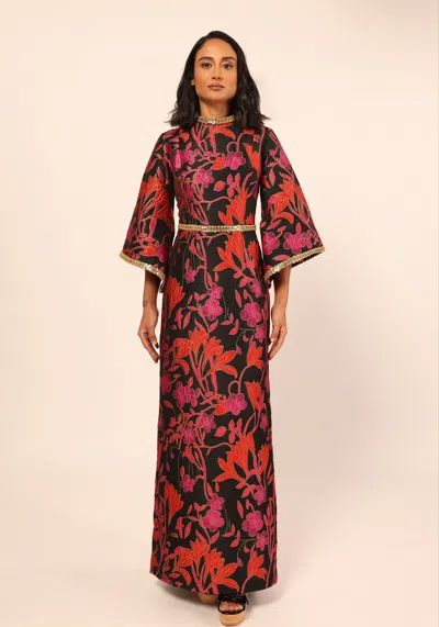 Baruni Mira Dress In Burgundy