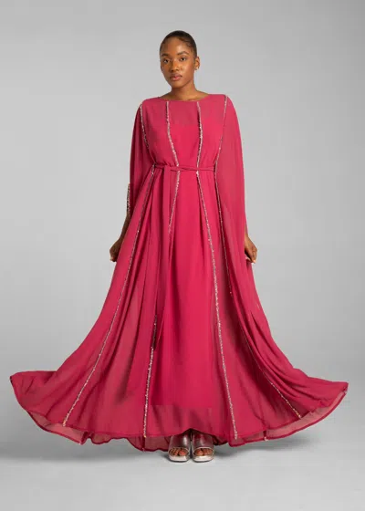Baruni Nemesia Kaftan In Pink