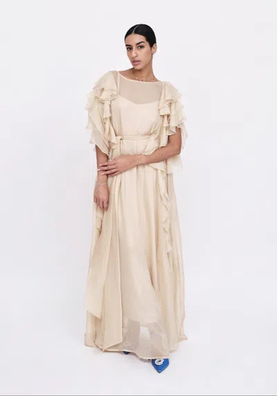 Baruni Petal  Kaftan In Sand