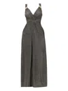 Baruni Rania Maxi Dress In Gray