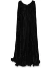 Baruni Roses Cape In Black
