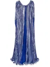 Baruni Roses Cape In Blue