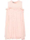 Baruni Ruffled Mini Dress In Pink