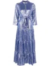 Baruni Salvia Maxi Dress In Blue