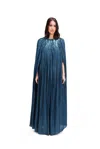 Baruni Samarah Cape Set In Blue