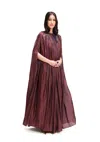 Baruni Samarah Cape Set In Purple