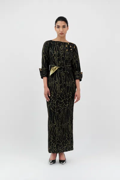 Baruni Sedum Dress In Black