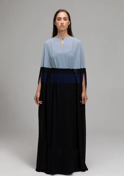 Baruni Soha Kaftan In Blue-grey