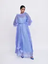 Baruni Swan Kaftan In Cornflower Blue
