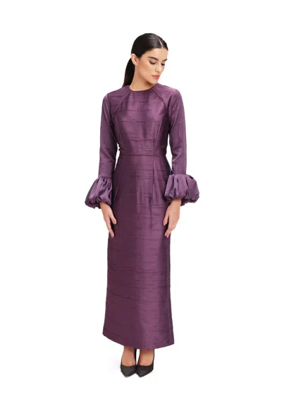 Baruni Talia Dress In Purple