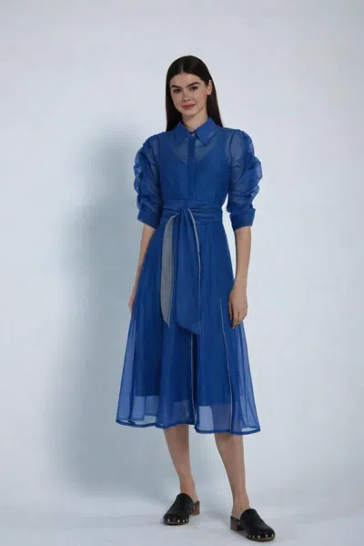 Baruni Tena Dress. In Blue