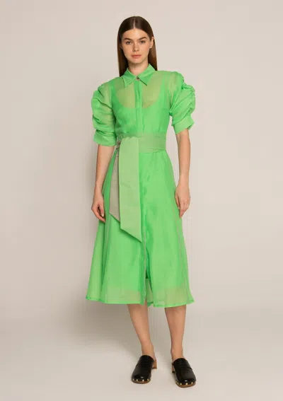 Baruni Tena Dress. In Green