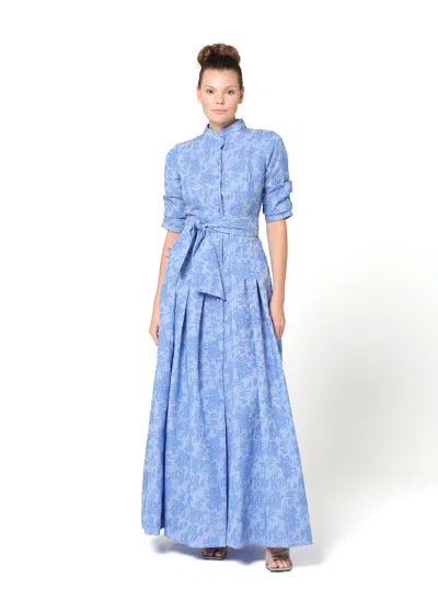 Baruni Vida Dress. In Blue