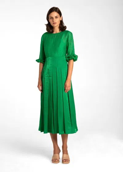 Baruni Vinca Dress In Green