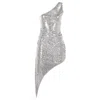 Basak Couture Women's  Silver Gown Dress In Silver