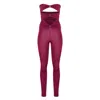 Basak Couture Women's Pink / Purple  Store Purple Jumpsuit In Pink/purple