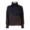 Baserange Base Airbrushed Shaded Turtleneck Sweater