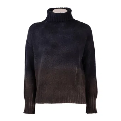 BASERANGE BASE AIRBRUSHED SHADED TURTLENECK SWEATER