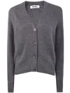 Base Alpaca V-neck Cardigan In Gray