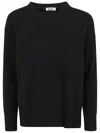 Baserange Black Crewneck Pullover
