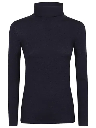 BASERANGE BLUE HIGHNECK PULLOVER