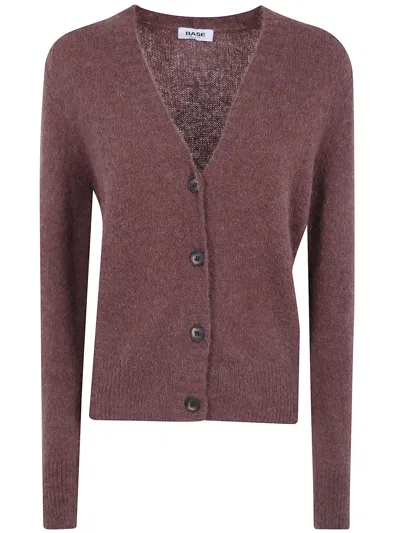 Base Cardigan Sweater Chocolate Brown