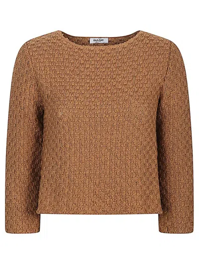 BASERANGE BASE COTTON AND LINEN SWEATER