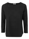 Baserange Black Solid Sweater