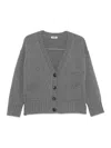 Base Cárdigan - Gris In Gray