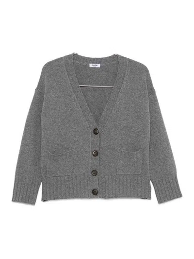 Base Cárdigan - Gris In Gray