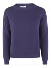 Base Extrafine Merino Wool Boatneck In Blue