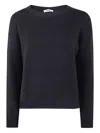 Base Extrafine Merino Wool Boatneck In Blue