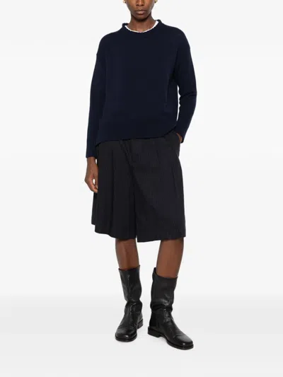 Base Crew-neck Sweater In Blue