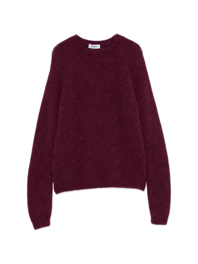 Base Crew-neck Sweater In Purple