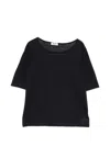 Base Crew-neck T-shirt In Blue