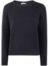 Base Extrafine Merino Wool Boatneck In Blue