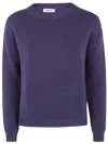 Base Extrafine Merino Wool Boatneck In Blue