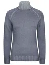 Baserange Grey Turtleneck Pullover