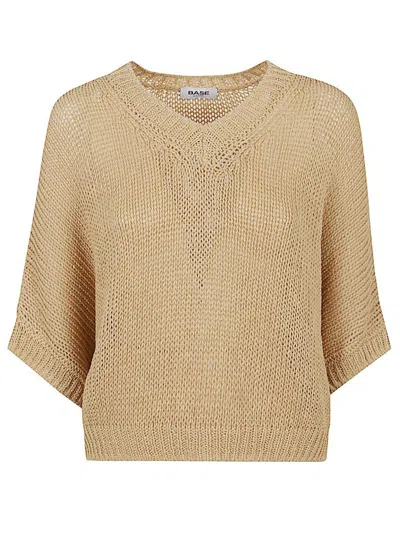 Base Linen And Cotton Blend Poncho