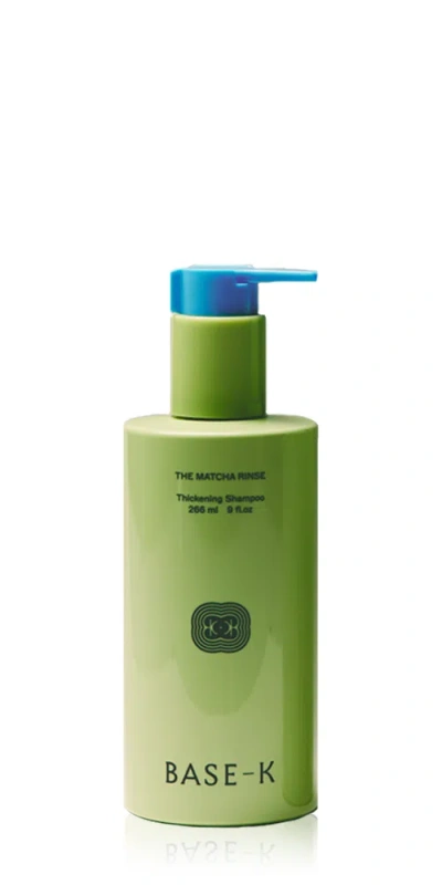 Base-k The Matcha Rinse - Thickening Shampoo In Green