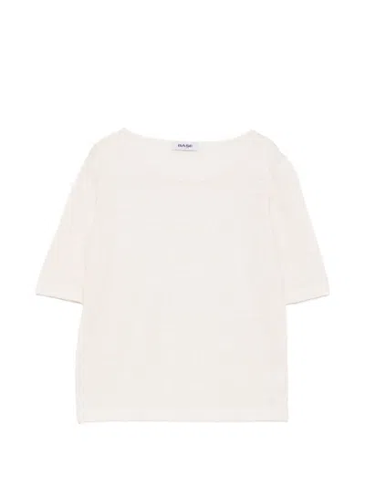 Base Linen And Cotton Blend Sweater In Sand