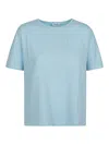 Baserange Base Linen Jersey T-shirt In Blue