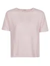 Baserange Base Linen Jersey T-shirt In Pink