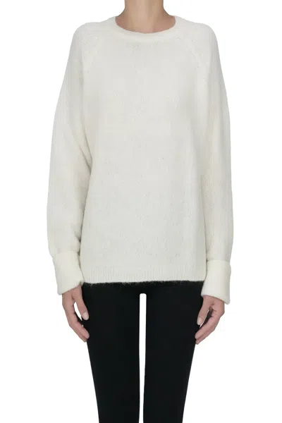 Base Milano Alpaca-blend Pullover In Multi