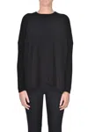 Base Milano Box Pullover In Black