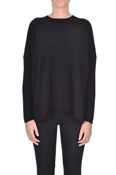 Base Milano Box Pullover In Black