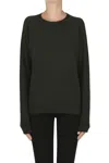 Base Milano Boxy Pullover In Green