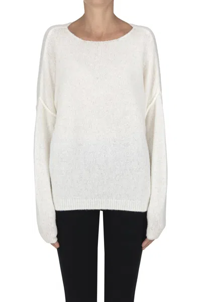 Base Milano Boxy Pullover In Neutral