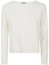 Base Milano Classic Round Neck In Neutral