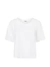 Base Milano Cotton T-shirt In White